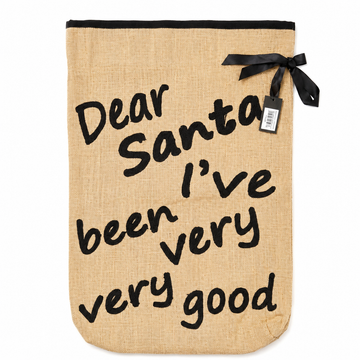 Dear Santa Burlap Gift Sack