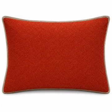 Terracotta Diamond Weave Bolster Cushion
