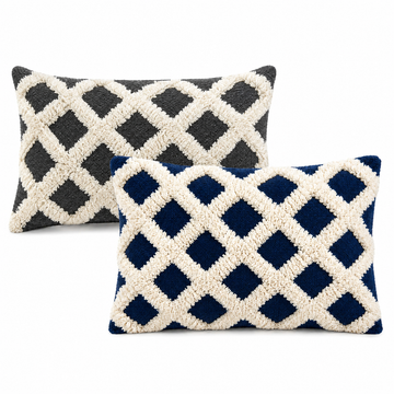 Charcoal & Navy Diamond Duo