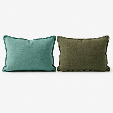 Teal & Olive Bolster | Pack of 2